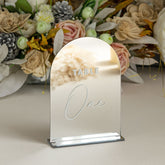 Mirror Copper Table Numbers